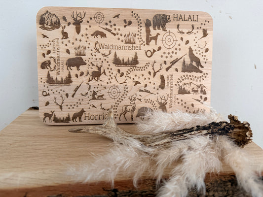 Holzbrettchen "Horrido"